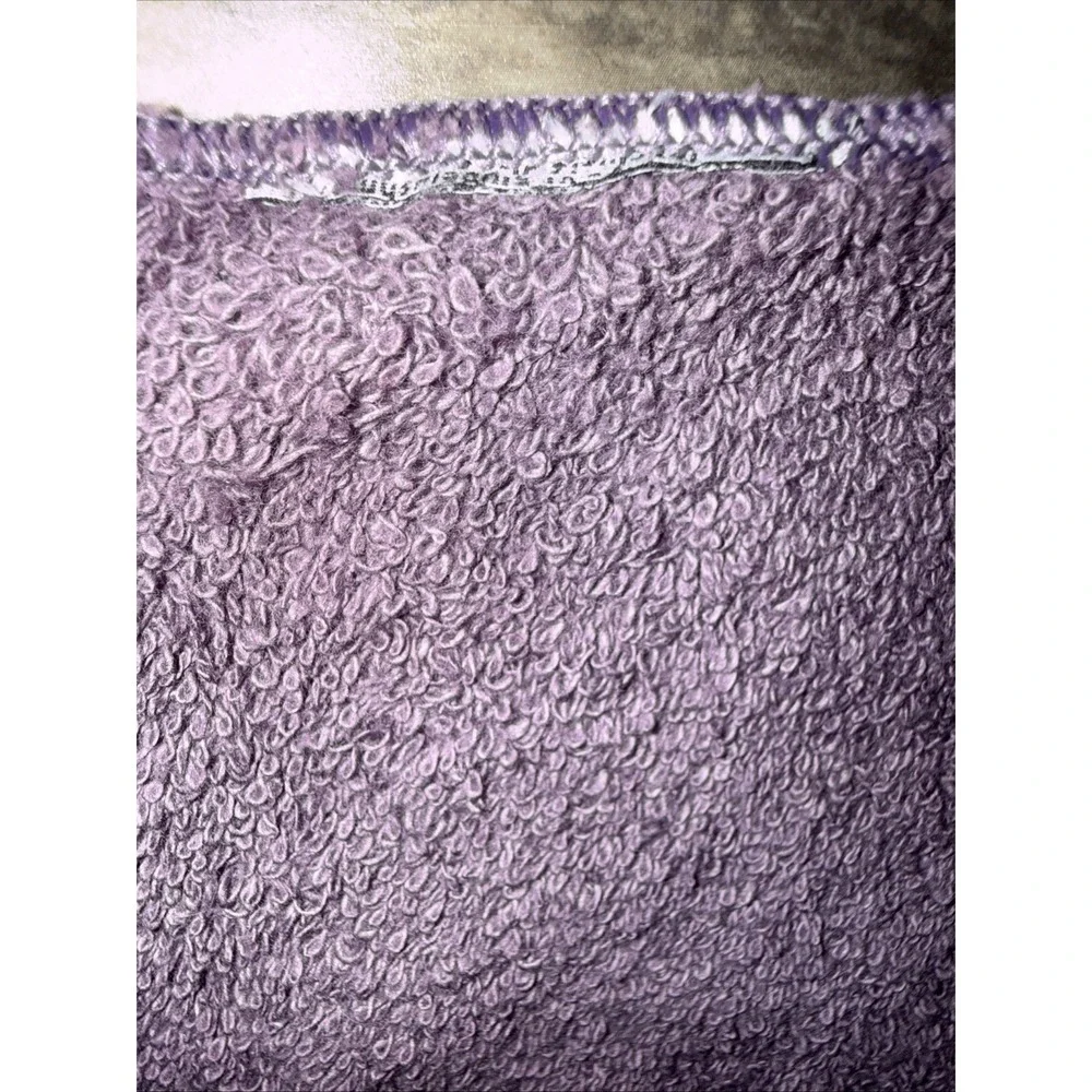 Vintage 3 Piece Set 1 Hand Towel 2 Washcloths Lavender Decorative Embellished